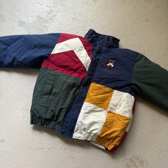 Vintage Tommy Hilfiger Colorblock Men's L Puffer Jacket - Picture 3 of 8